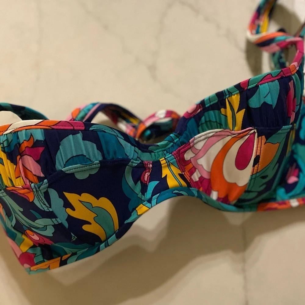 NWT Trina Turk Standard Underwire Bikini Top